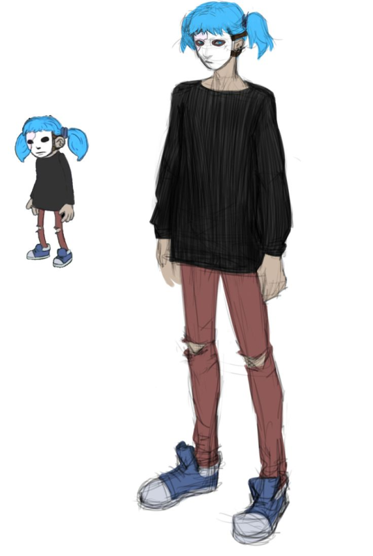 Салли фейс в полный рост