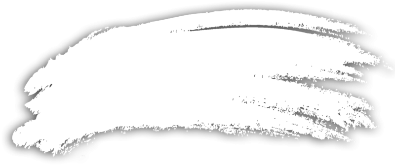 Мазок белой краски на прозрачном фоне