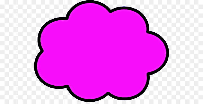 Сиреневое облачко для надписи