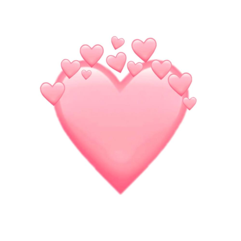 Розовое сердце