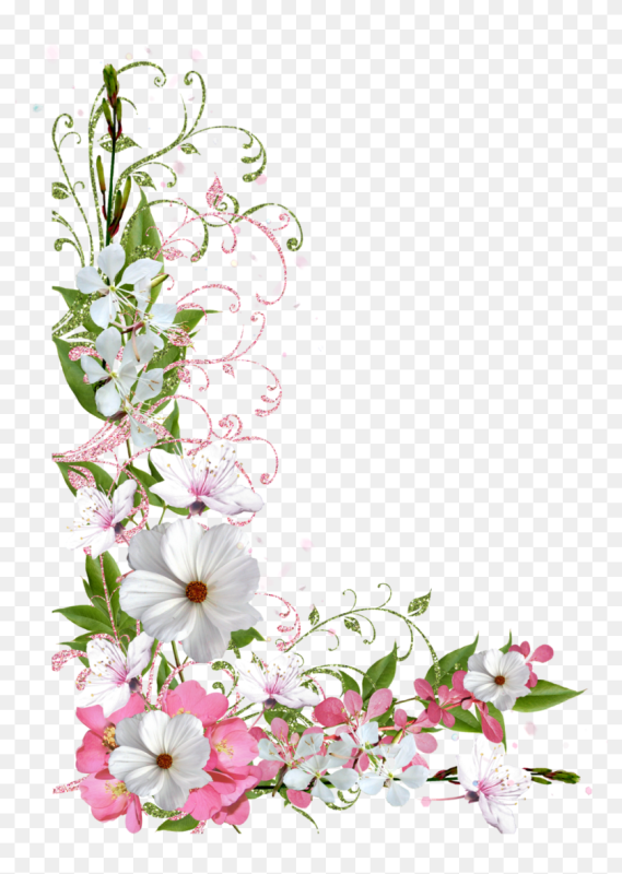 Рамка цветы