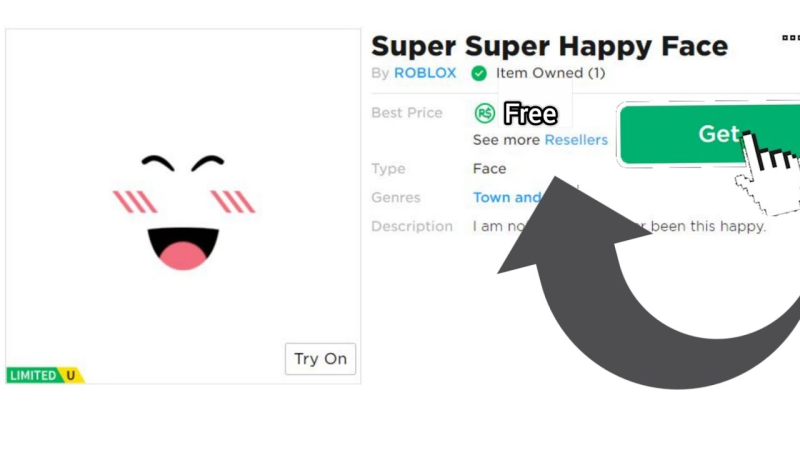 Super Happy face Roblox