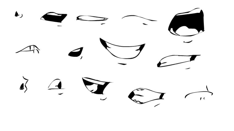 Рот без фона