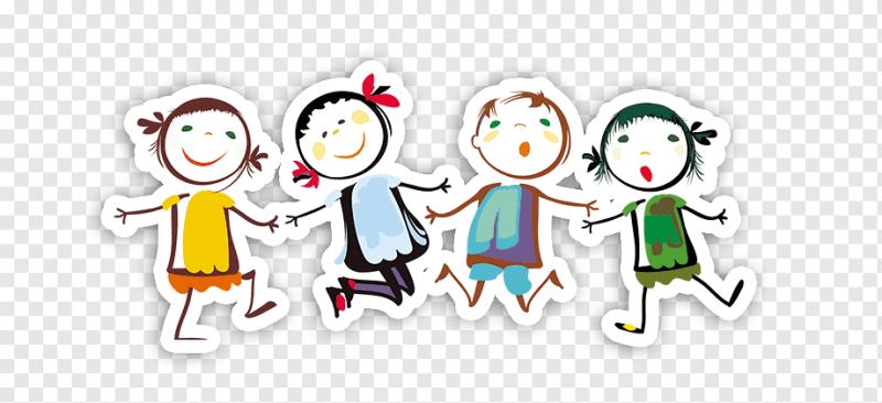 Дети на прозрачном фоне