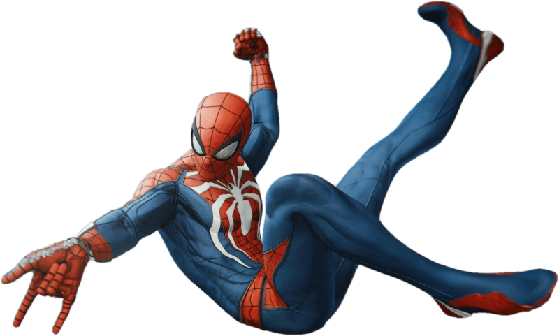 Человек паук картинка на белом фоне