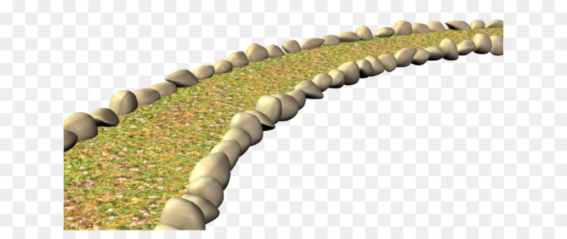 Тропинка на прозрачном фоне