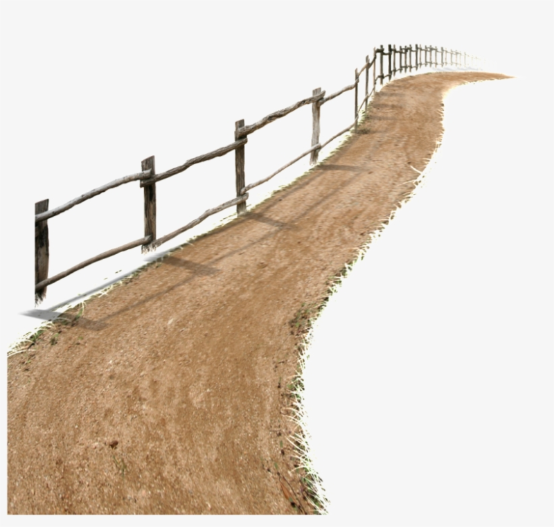 Дорога на белом фоне