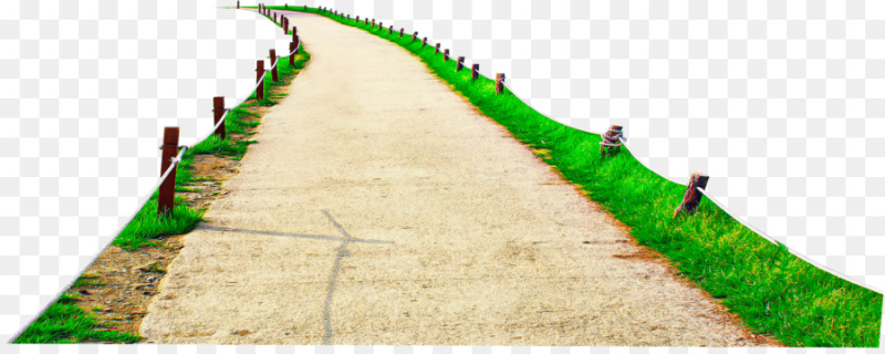 Тропинка на прозрачном фоне
