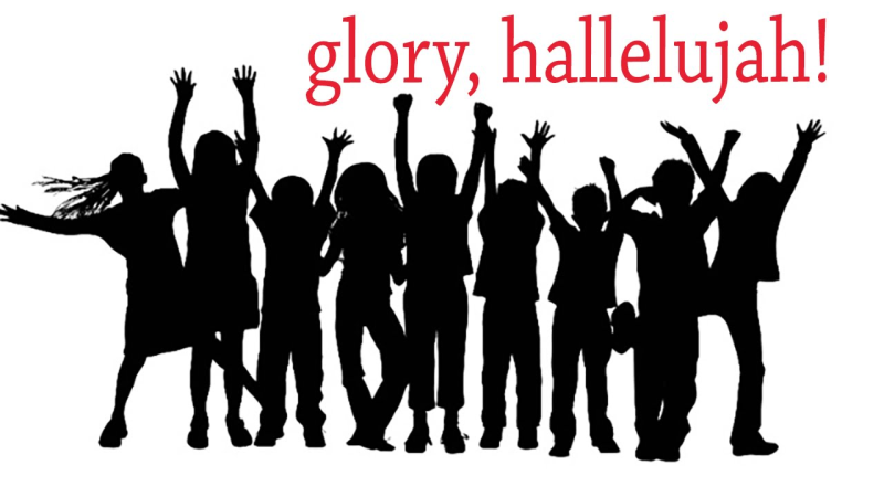 Силуэт группы людей