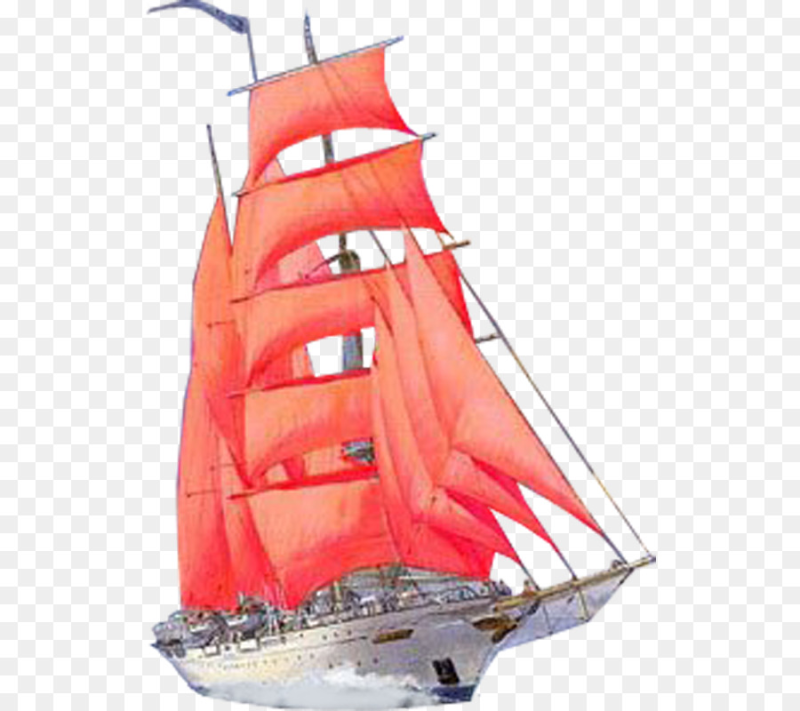 Шхуна с алыми парусами