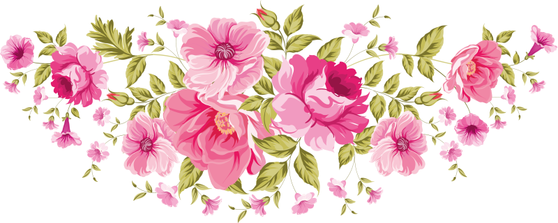 Цветы на прозрачном фоне