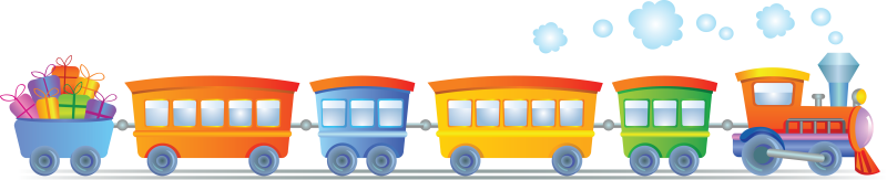 Цветные вагончики