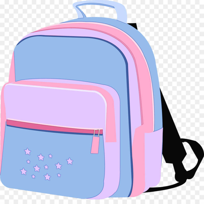 Школьный рюкзак на прозрачном фоне