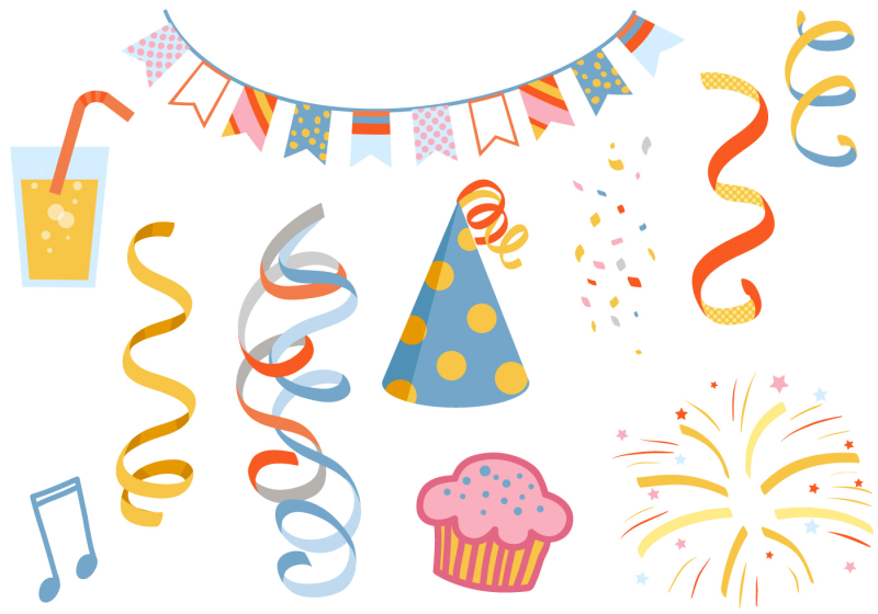 Праздничный клипарт на прозрачном фоне