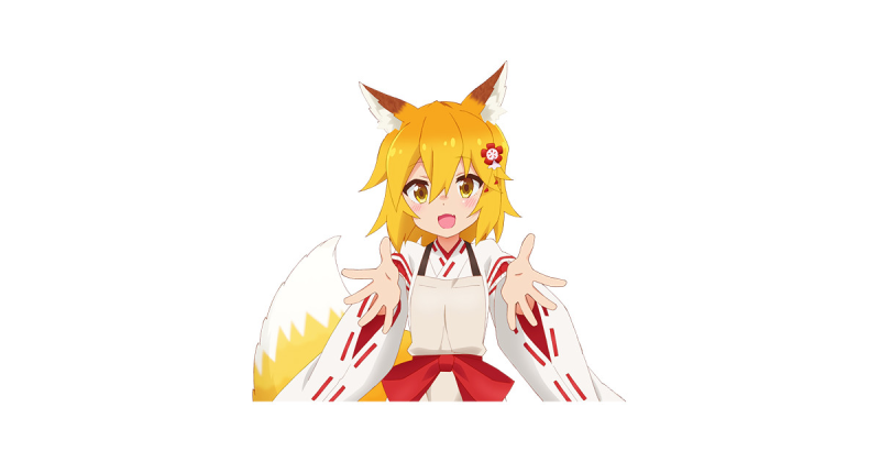 Лиса Сэнко-Сан в полный рост