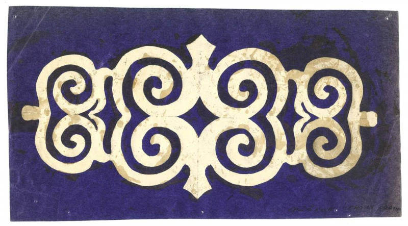 Орнамент нанайцев национальный