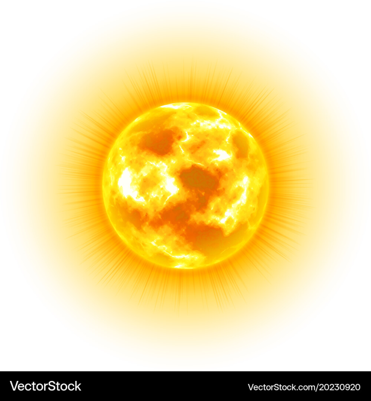 Солнце без фона