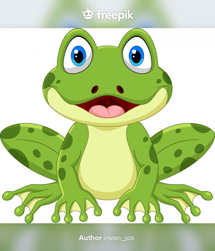 Лягушки мультяшные