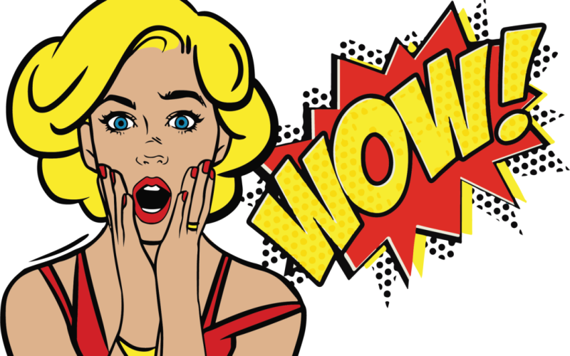 Надписи в стиле поп арт