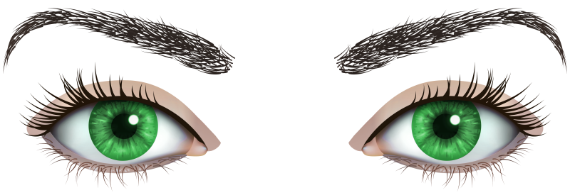 Глаза без фона