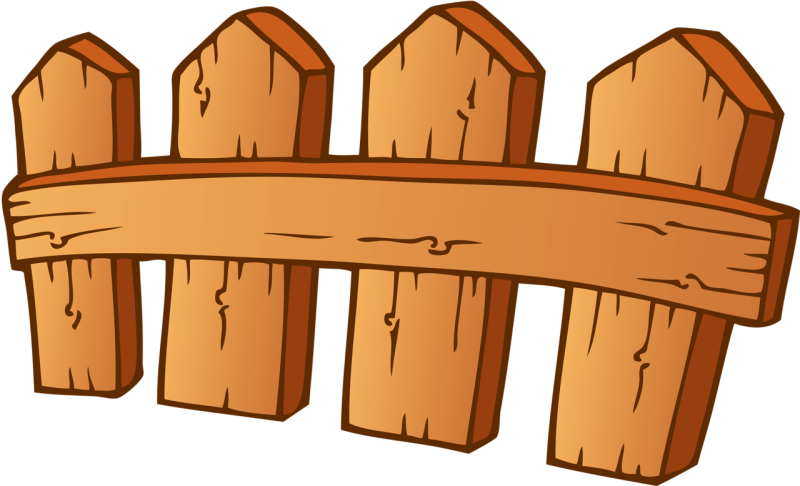 Забор нарисованный