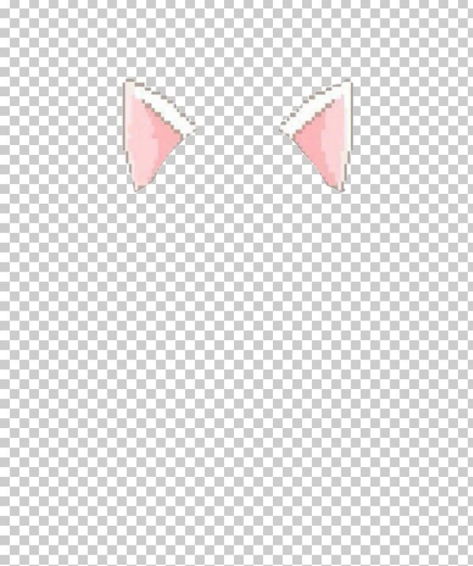 Кошачьи ушки на прозрачном фоне