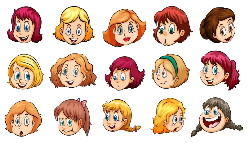 Мультяшные лица