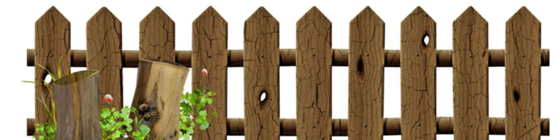 Деревянный забор