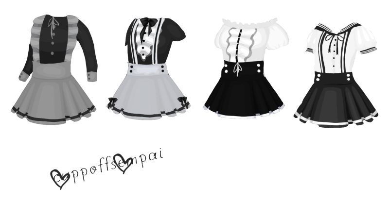 Платье горничной гача лайф