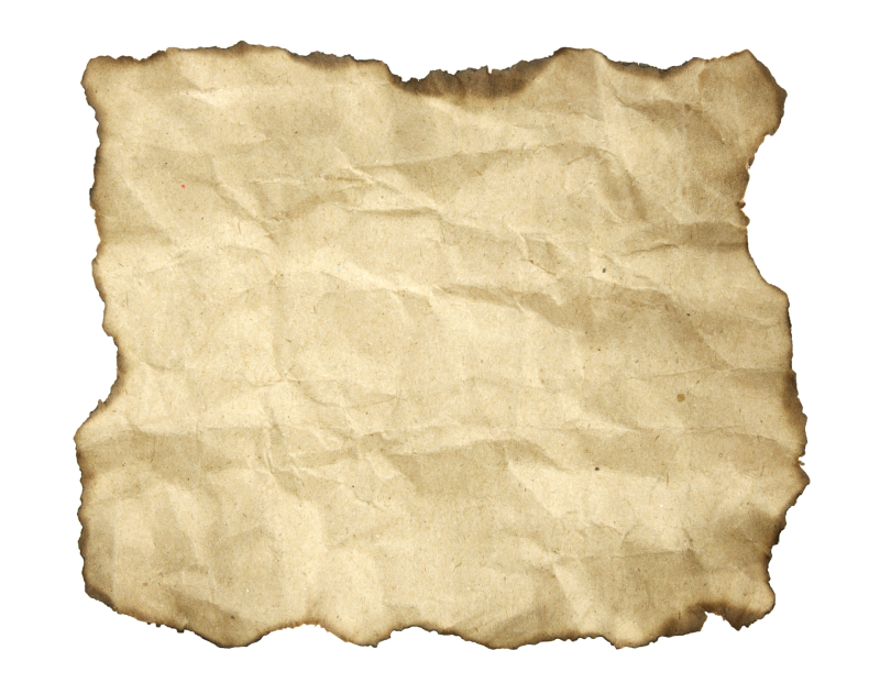 Кусок старой бумаги