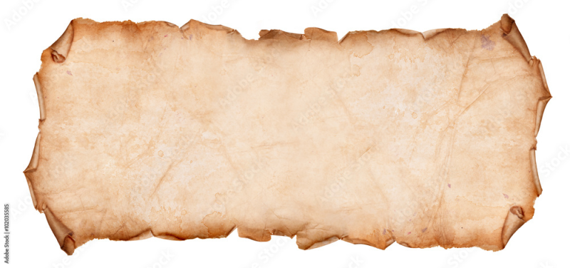 Старинный лист бумаги