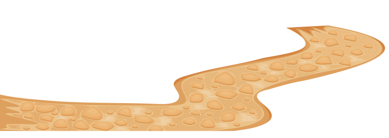 Тропинка Сказочная на прозрачном фоне