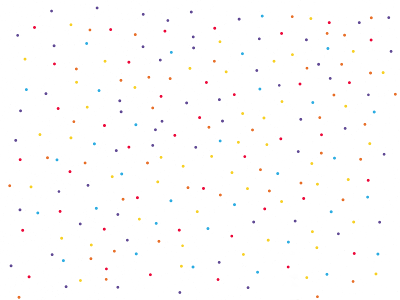 Белый фон с разноцветными точками