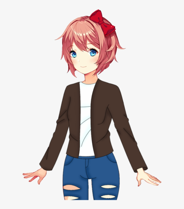 Сайори Doki Doki спрайты
