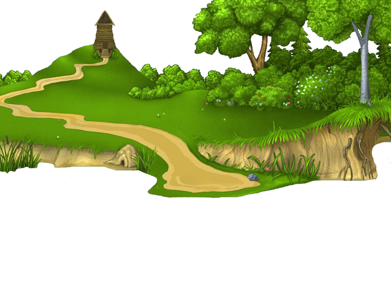 Тропинка мультяшная