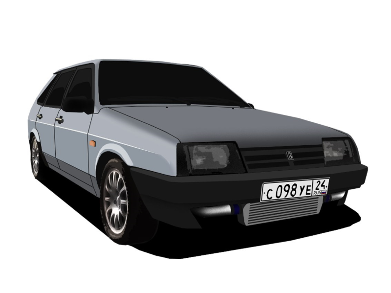 ВАЗ 2109 vector