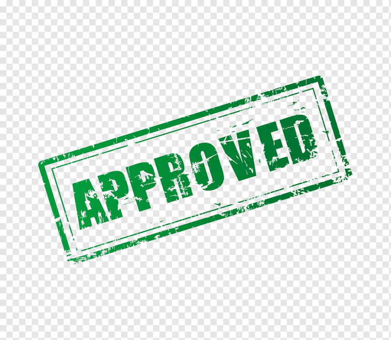 Печать одобрено