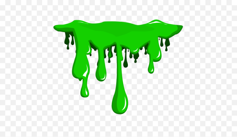 Слизь стекает