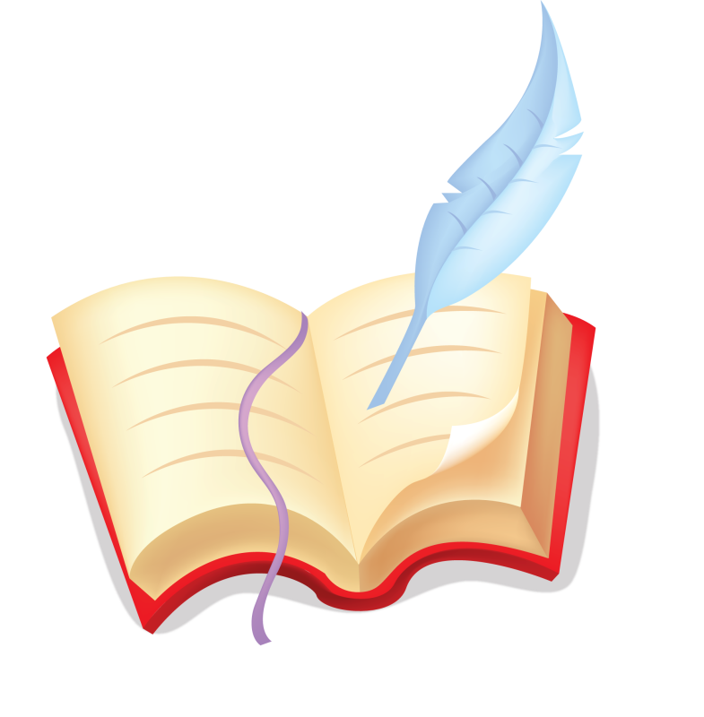 Книга на прозрачном фоне