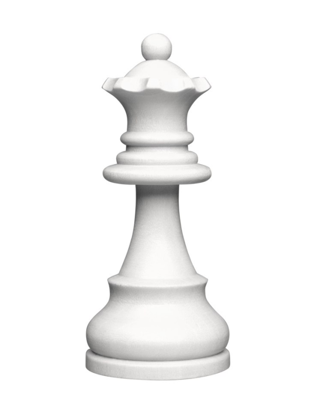 Шахматные фигурки на белом фоне