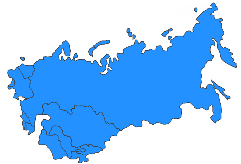 Очертания России