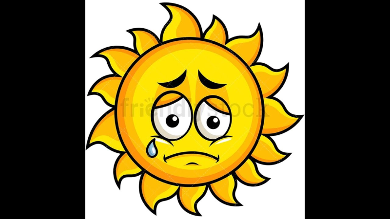 Солнышко плачет