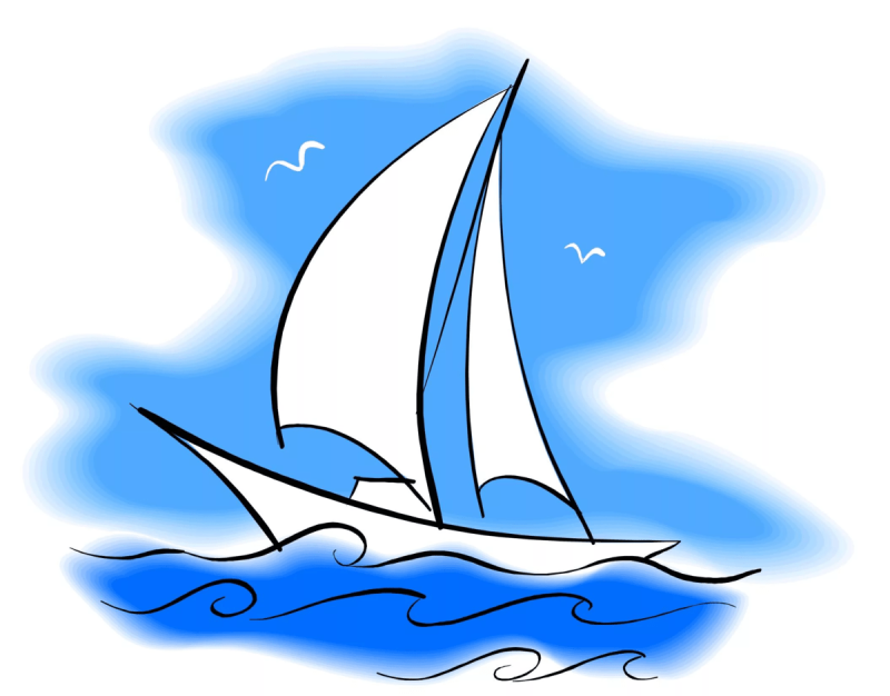 Парусник рисунок
