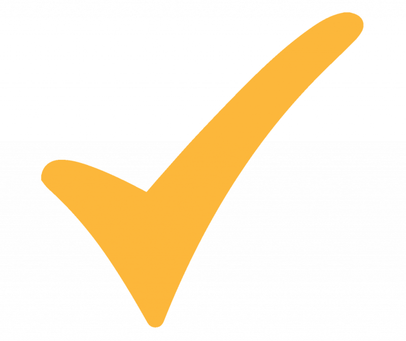 Прозрачная галочка