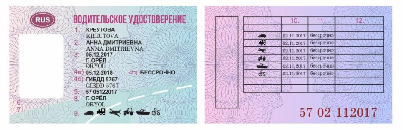 Датские водительские права