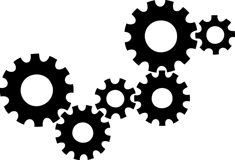 Шестеренка силуэт