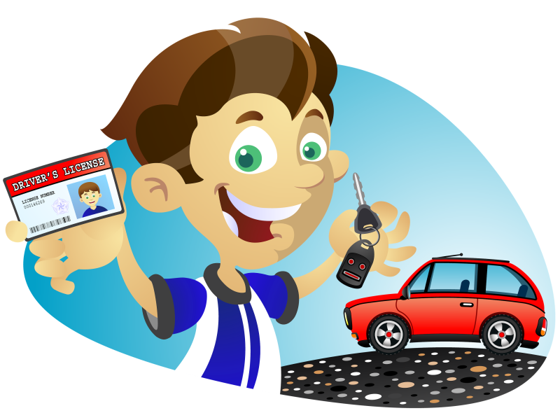 Машина нарисованная автошкола