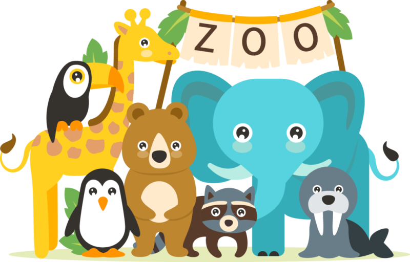Зоопарк иллюстрация
