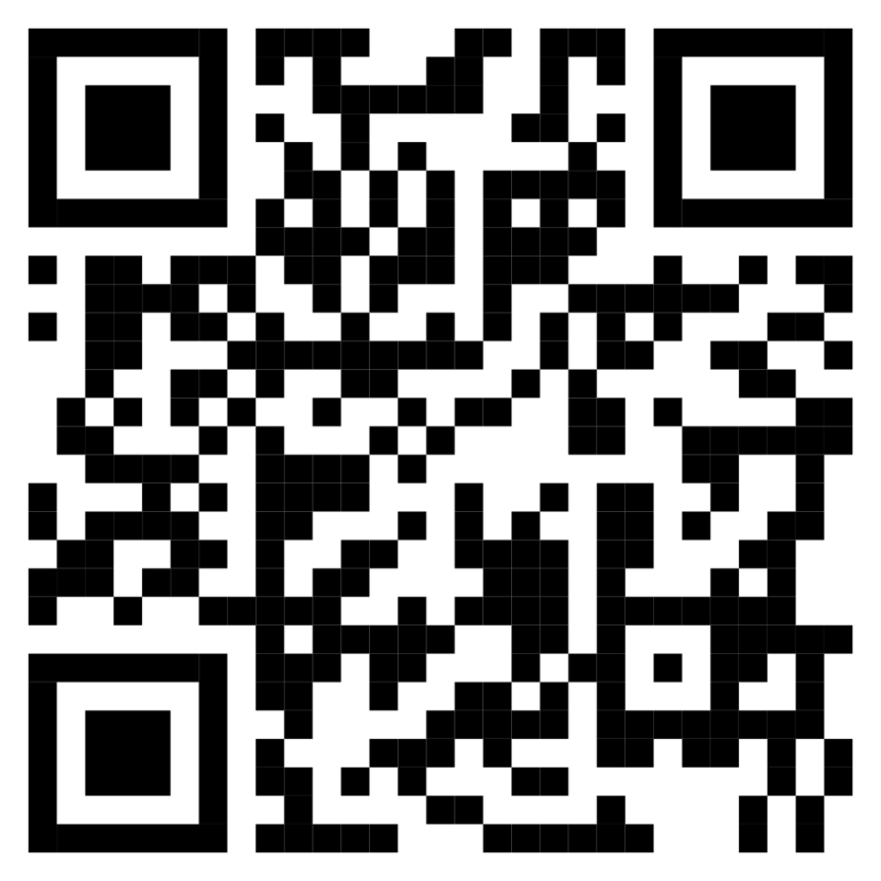 QR код на белом фоне