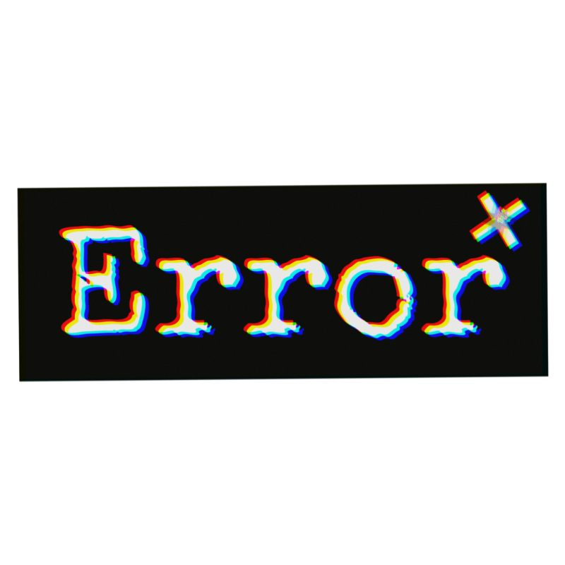 Error для фотошопа